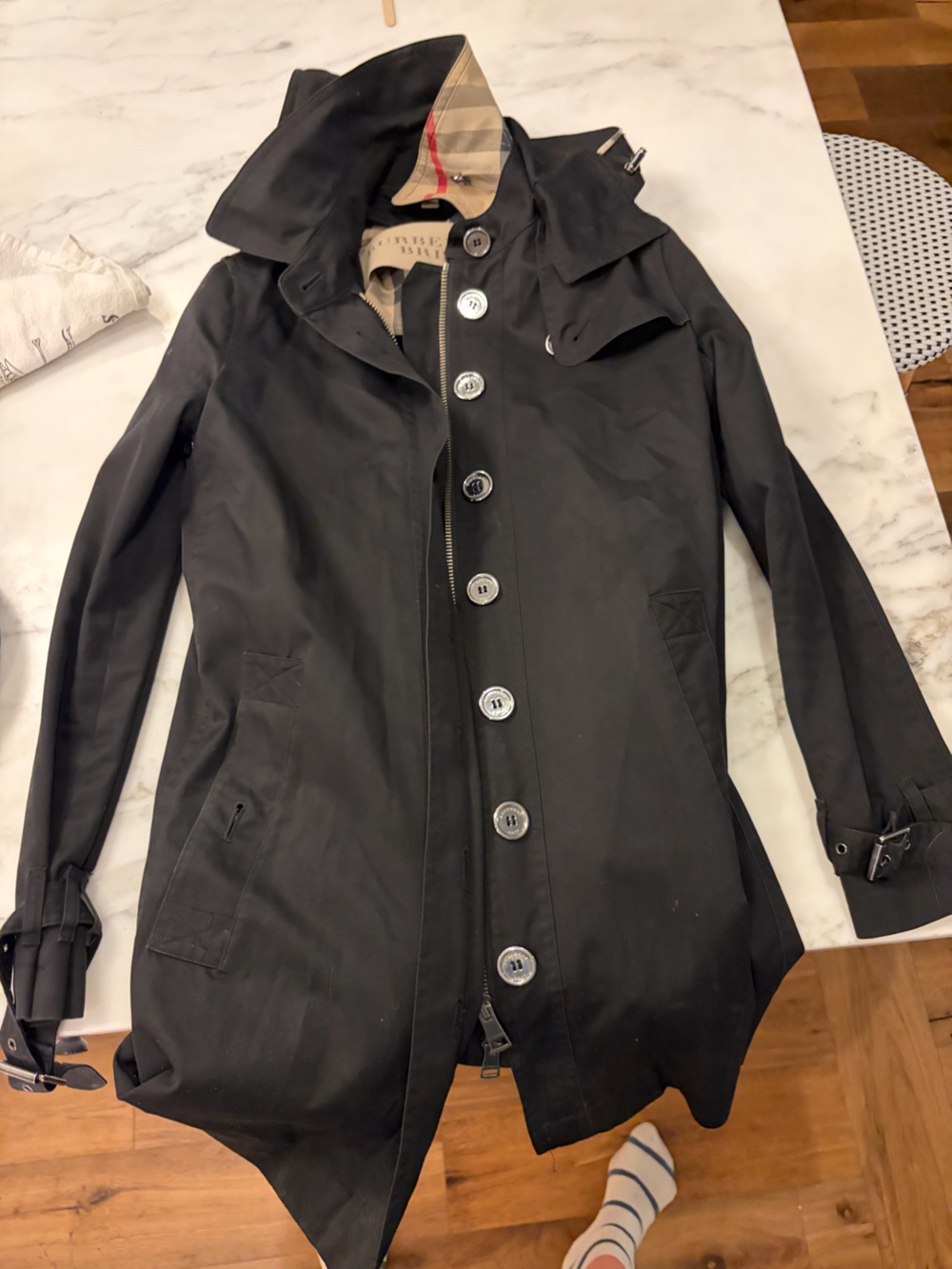 Burberry Black Women's Trench Coat